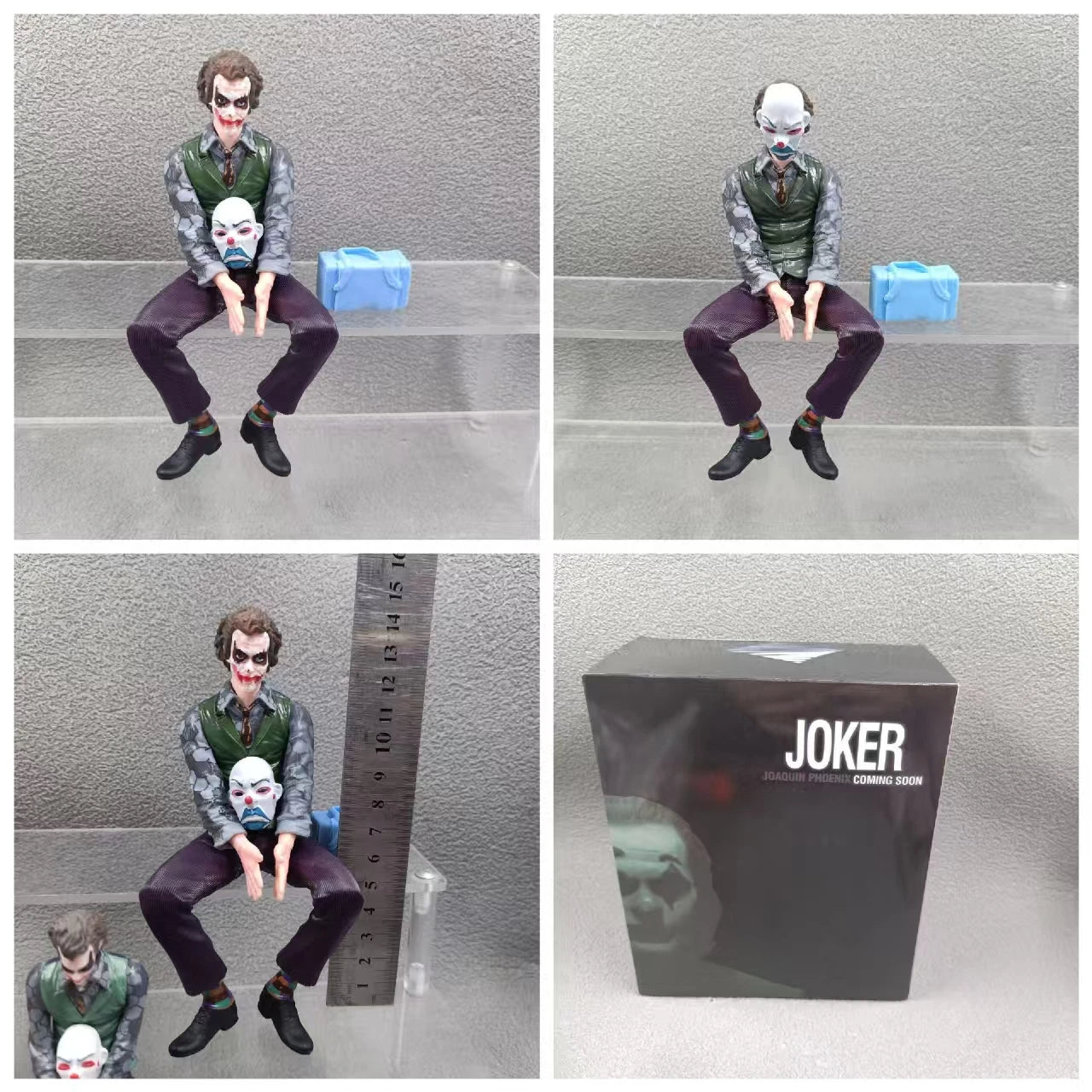 New Joker Heath Ledger Action Figures Car Roof Decoration Portable Wild Mask Statue Model Car Doll Toy Collection Christmas Gift