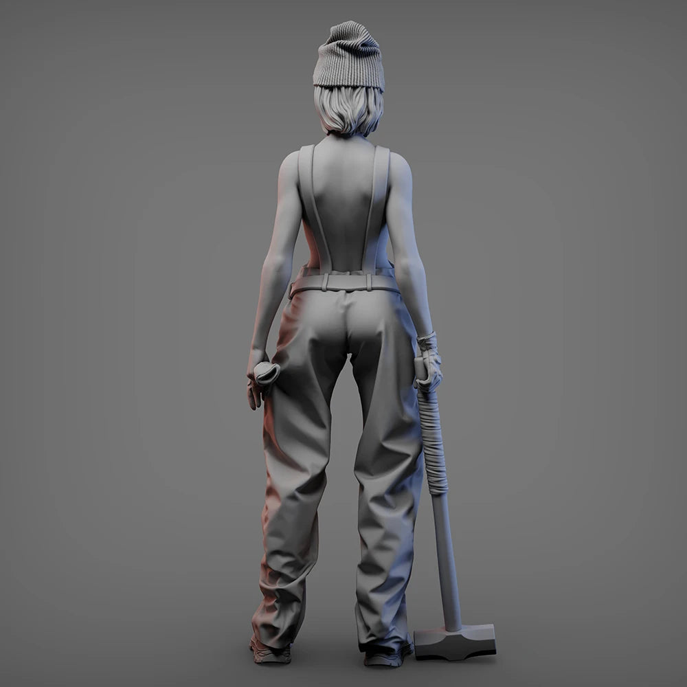 OceanCosmos miniatures, Original, EDGE GIRL, Sexy Girl, Resin unpainted Model kit figure GK