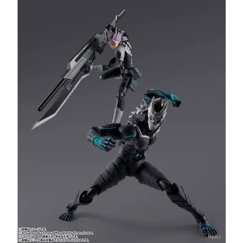 Spot SaleSHF Narumi Gen 145mm Movable Action Figure Kaiju No.8 PVC ABS Collectible Toy Bandai Spirits With Replaceable Hair & Fa