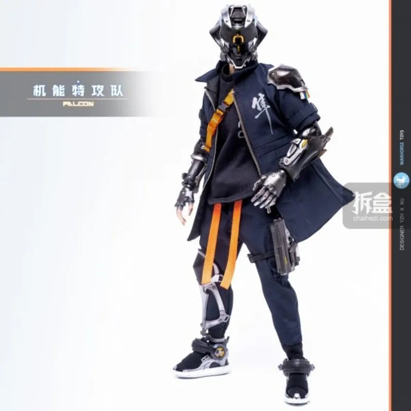 WARHORSE TOYS Original "Functional Special Forces: Hayabusa" 12 Inch Mobile Doll Model Handmade Toy Gift Collection Spot