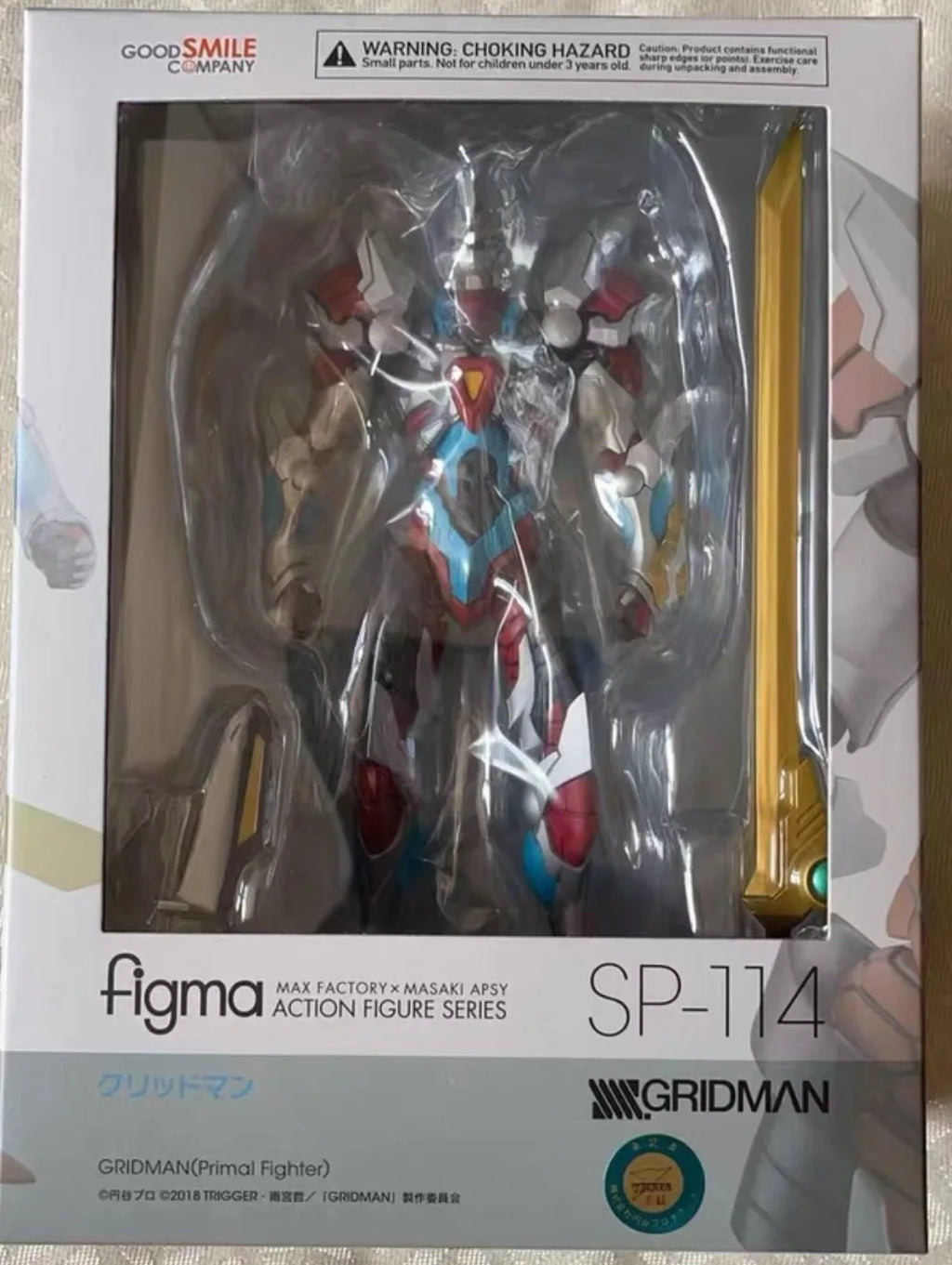 In Stock Original Max Factory Figma#SP-114 SSSS.GRIDMAN GRIDMAN 16cm PVC Anime Figure Movable Toy Gift Ornament
