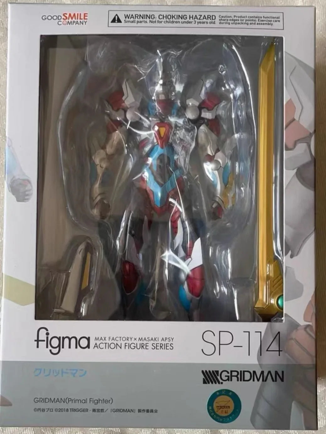 In Stock Original Max Factory Figma#SP-114 SSSS.GRIDMAN GRIDMAN 16cm PVC Anime Figure Movable Toy Gift Ornament