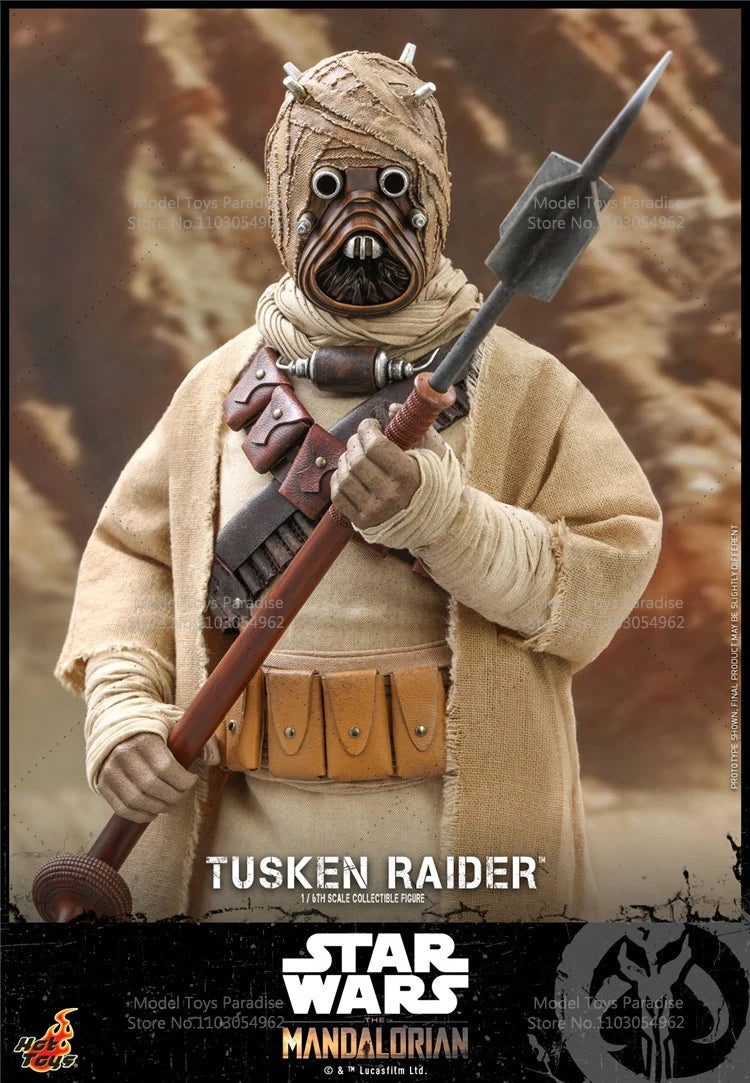 Original HOTTOYS HT TMS028 1/6 Collectible Toys Tusken Raider The Mandalorian Sand People Soldier 12'' Action Figure Model Gifts