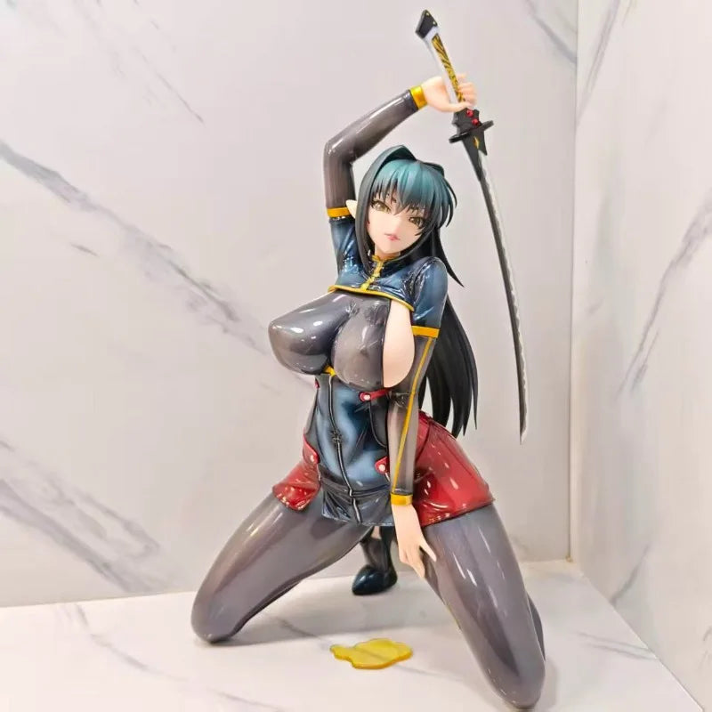 Taimanin Roger Vajula Annerose Vajra 1/6 PVC 18CM Anime Figures Toys Gifts High Quality