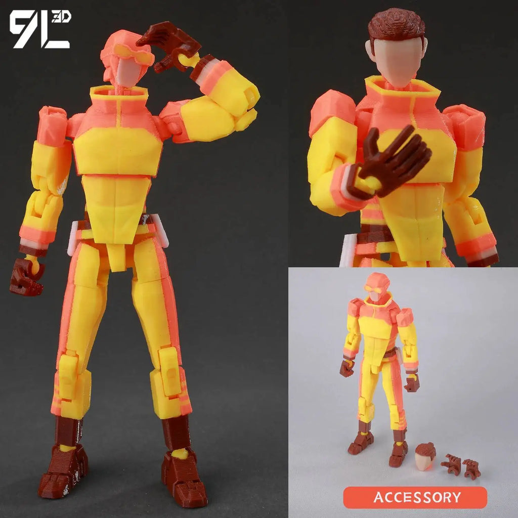 9L3D Superman Invincible Boy Batman Action Figure LUCKY13 Multi-Jointed Poseable T13 Titan13 Hero Model Dummy13 Collectible Toys