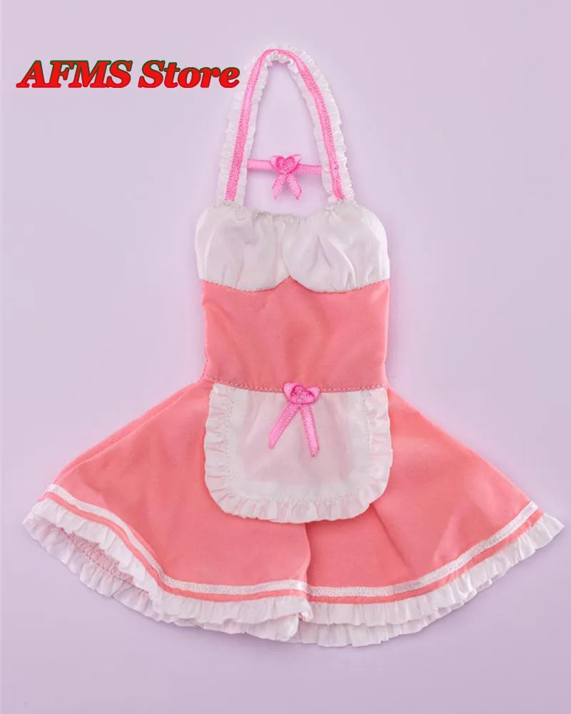 CCN6013 1/6 Women Soldier Sexy Gothic Maid Attire Cosplay Anime Sweet Lolita Servant Uniform Fit 12inch Action Figure Body