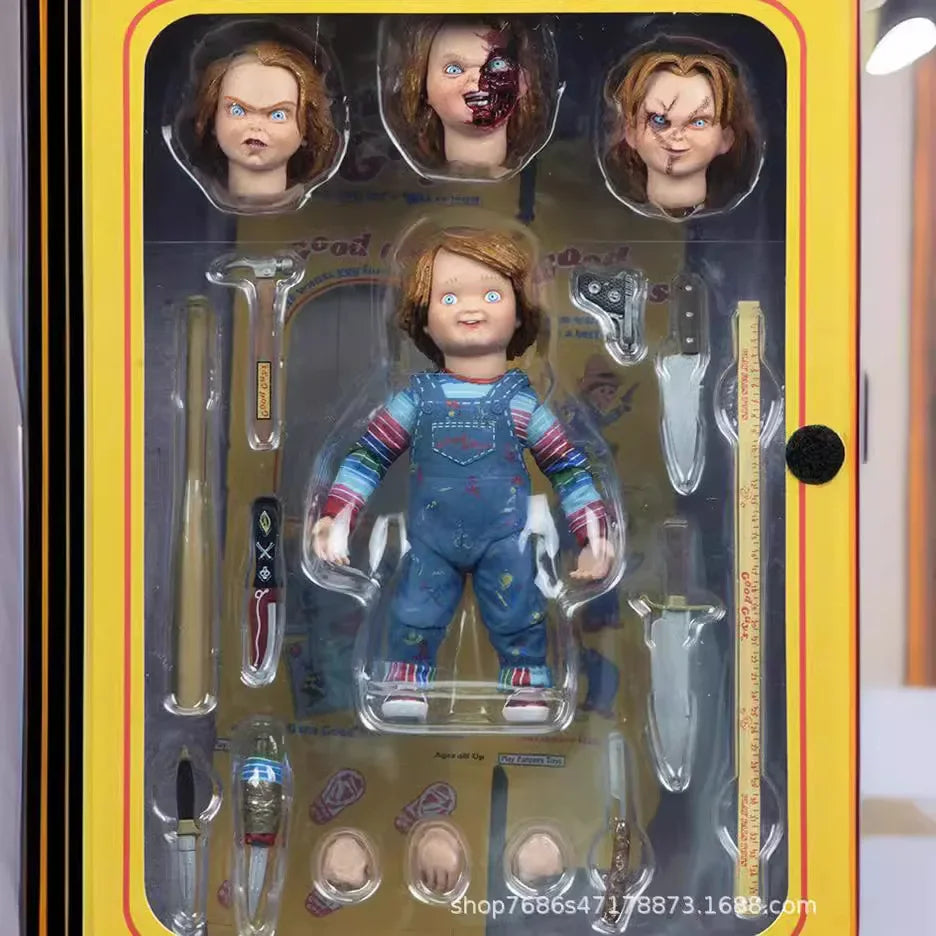 NECA Good Guys Ultimate Chucky Doll Child's Play PVC Action Figure Model Toys Birthday Gift
