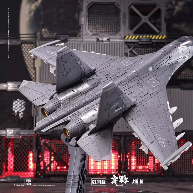 TouchToys J16-N qian kun Dry Rigid Combat Plane Model Transformation Toy J16N Robot Nacrmmi Action Figures Robot Toy