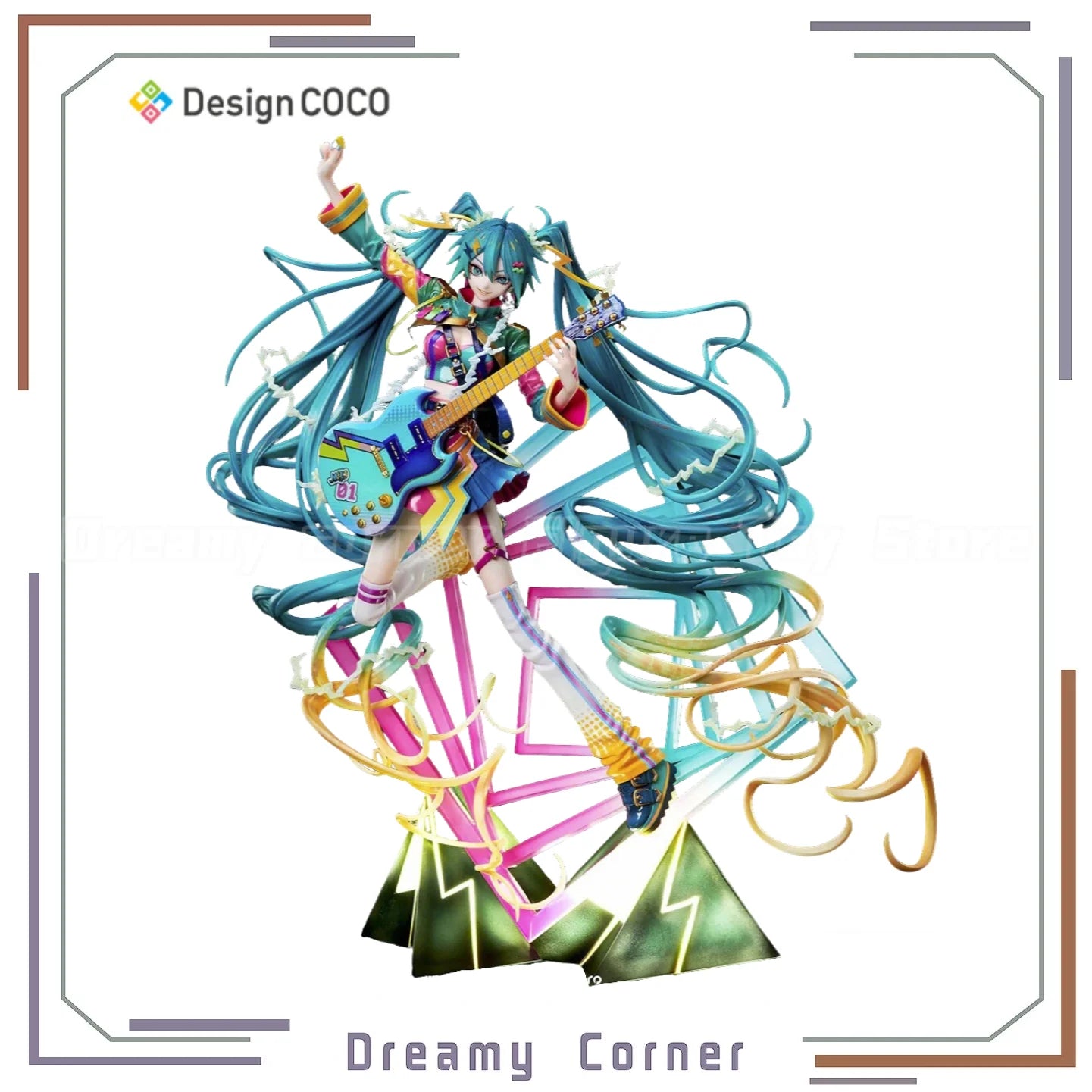 【In Stock】Design COCO Piapro Characters Hatsune Miku Japan Tour 2023 Thunderbolt 1/7 Scale Anime Figure