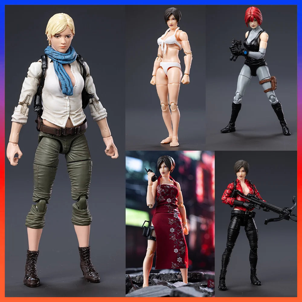 Presale BorisPing AK18 1/18 Scale Classic Game Character Special Agent Female Warrior Full Set Model 3.75 Inch Action Figure