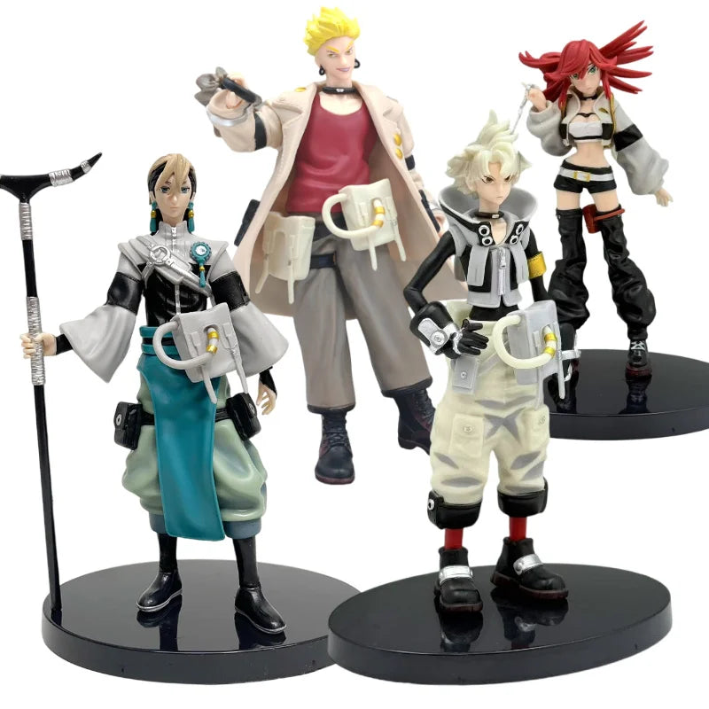 Anime GACHIAKUTA Anime Figure luth Riyo Rudo Enqin Surebrec AKUTA Team Action Figures Collection Series Model Ornaments Toy Gift