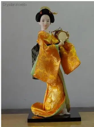 30cm Statuette Ethnic Japanese Geisha Dolls Kimono Dolls Belle Girl Lady Collection Home Decoration Miniature Figurines