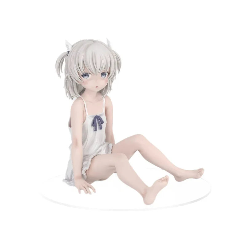 Lonely Rock Girl Gotoh Hitori Cute Sitting Figure Chino Mashiro Anime Beauty Model Car Pc Case Desktop Ornament Collectible Gift