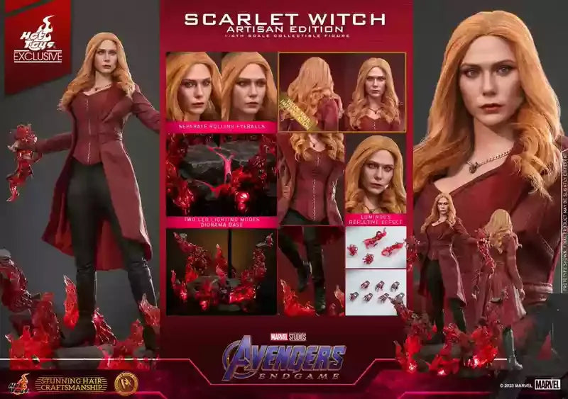 Hot Toys Dx36ae Hair Transplant Hottoys Ht Dx35 Crimson Witch Wanda Action Figures Scarlet Witch Ht  Limited Collection Toy Gift
