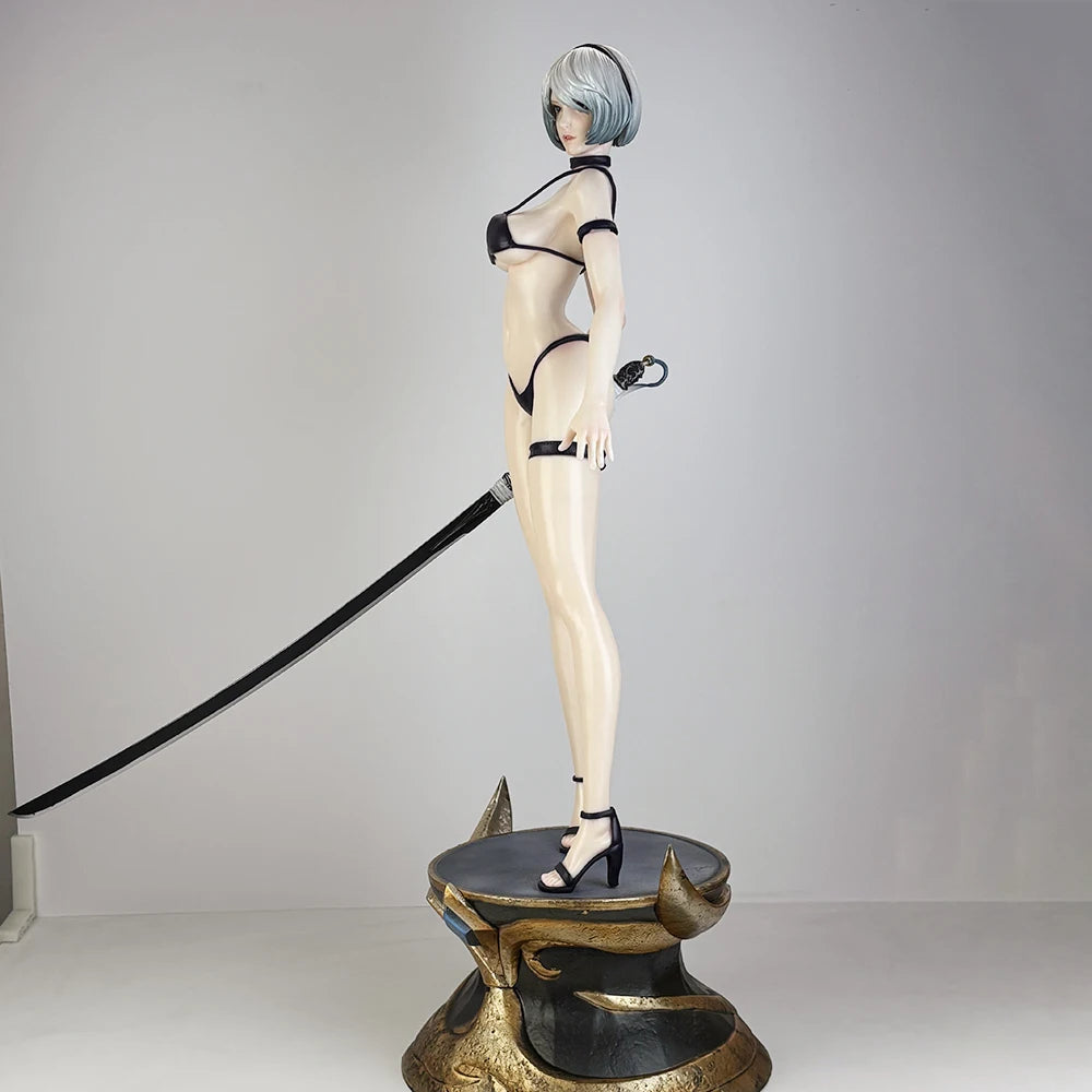 55cm Anime NieR 2B Figur Automata YoRHa Nr. Typ GK PVC Actionfigur Spielzeug Sammlung Puppengeschenk