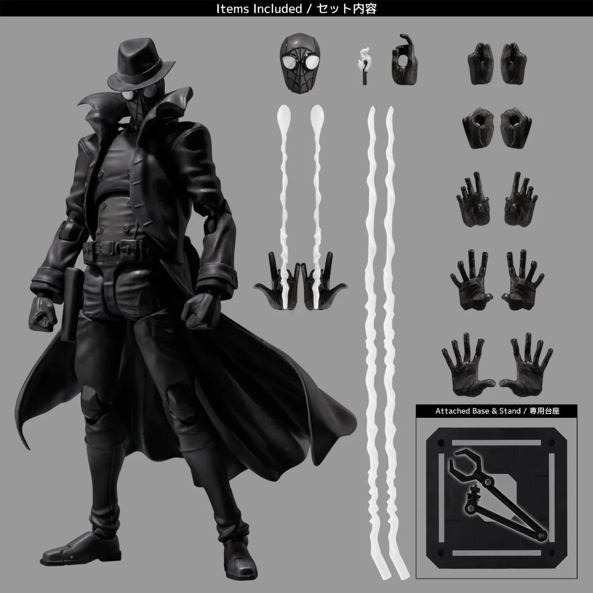 17CM black SV Action Spider-Man Noir Figure Model Collectible Toys Gift