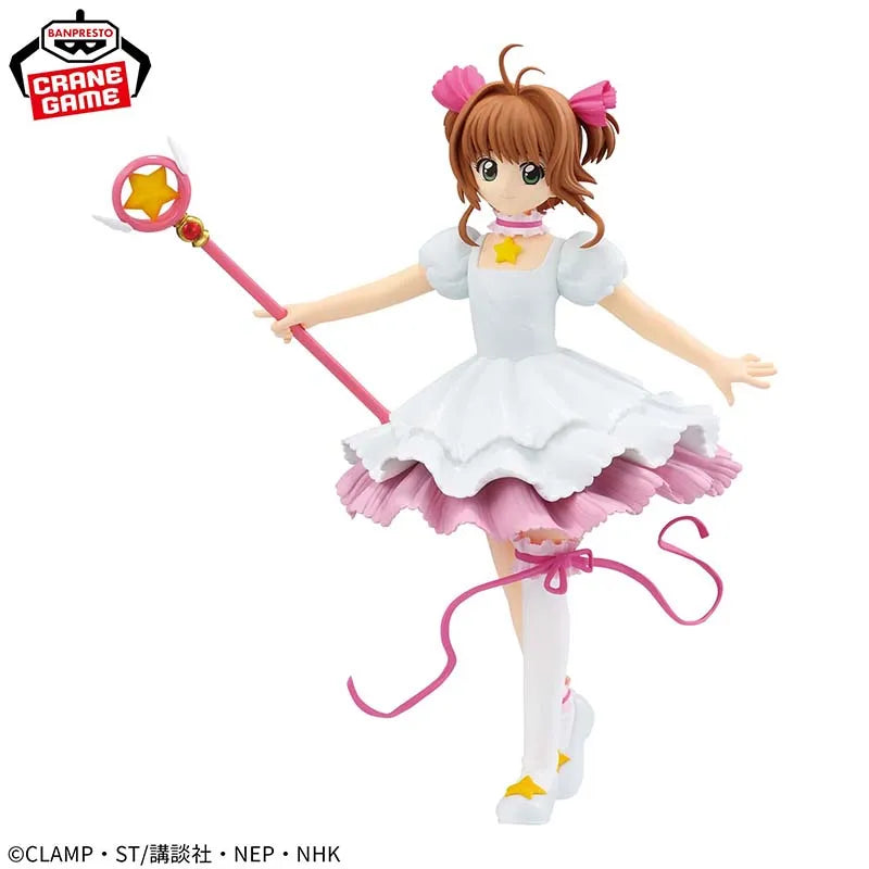 Bandai Original BANPRESTO Card Captor Sakura Anime Figur Kinomoto Sakura Fertiges Modell Sammlerspielzeug Geschenk für Kinder Ornamente
