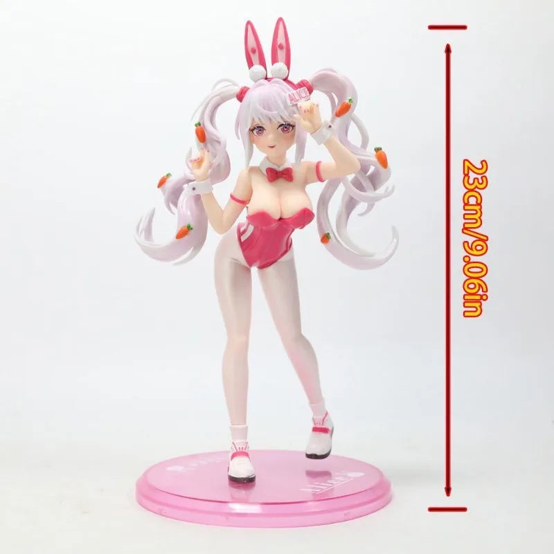 Nikke Alice Bunny Girl Anime Figure - Collectible Model Kit | Desktop Decor + Gift for Anime Fans (Premium Detail, Cute Design)