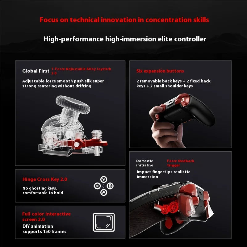 Flydigi Octopus 5 MingMo Game Controller APEX5 WuChang Wireless Gamepad with Alloy Joystick RGB for Switch 2 Steam Xbox PC Gifts