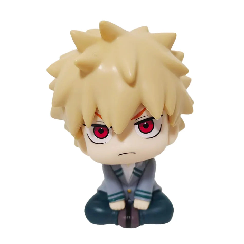 10cm Boku no Hero Academia Anime Figure Midoriya Izuku Action Figure Bakugo Katsuki/Todoroki Shoto Figurine PVC Collection Toys