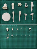 Resin Figure Kit TIFA Di Fa  FFVII Dress version 1/6 Unpainted Garage Resin Kit Model GK