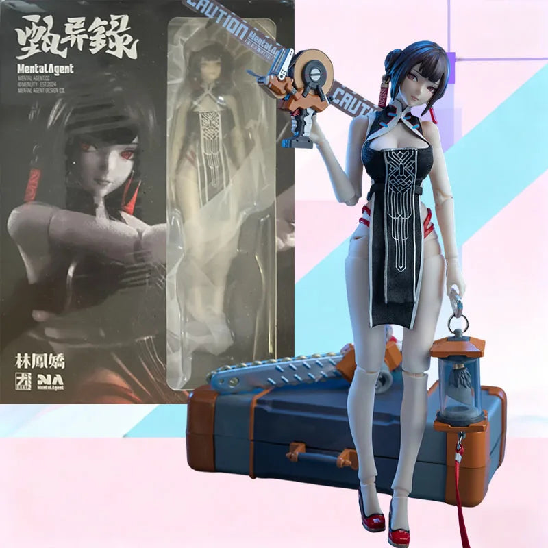 Brand New Zhen Yi Lu Lin Feng Jiao 1/10 18CM Action Figure Movable Collectible Model with Replaceable Faces Hands Accessories