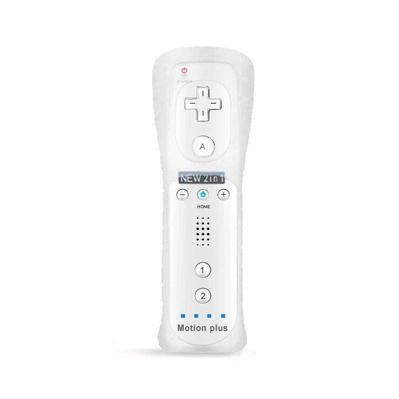 2PCS Controller for Wii Remote Controller Gamepad with Motion Plus For Ninetend Wii/Wii U Wireless Gamepad for Wii Games Console