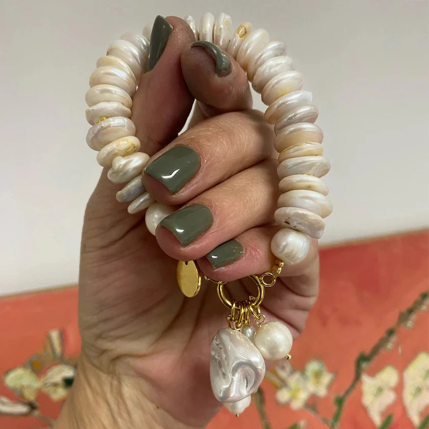 Charming Baroque Pearl Bracelet Bohemian High Quality Natural Pearl Jewelry Gift For Her