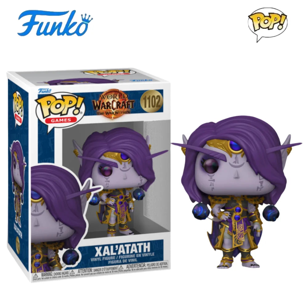 World of Warcraft Serie Xal'atath Thrall Actionfigur Funko Pop Anime Figur Puppe Limitierte Auflage Modell Original Spielzeug Geschenke