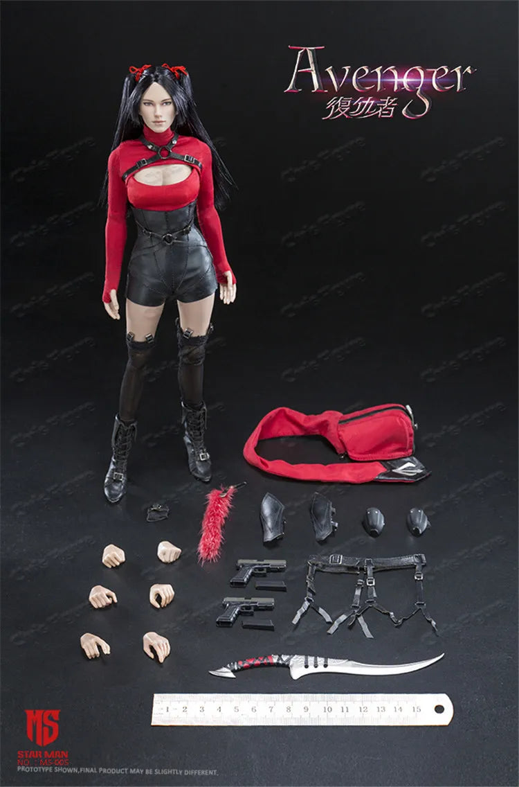 In Stock - STAR MAN MS-005, 1/6 Scale Female Warrior, Full Set Accessories, 12-inch Articulated Collectible Figure Toy