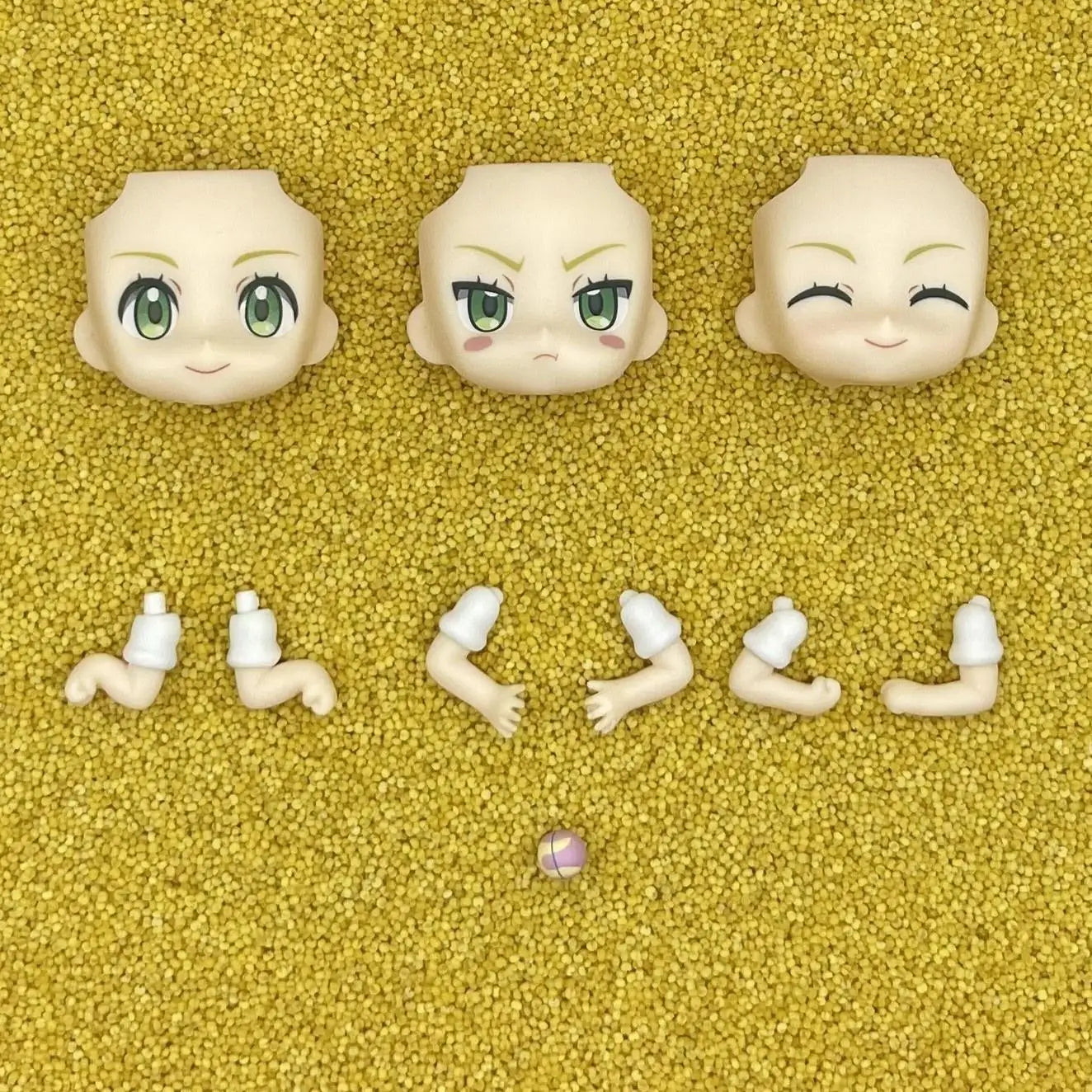 tutiankepeila GSC Clay Man Face doll face hair doll accessories