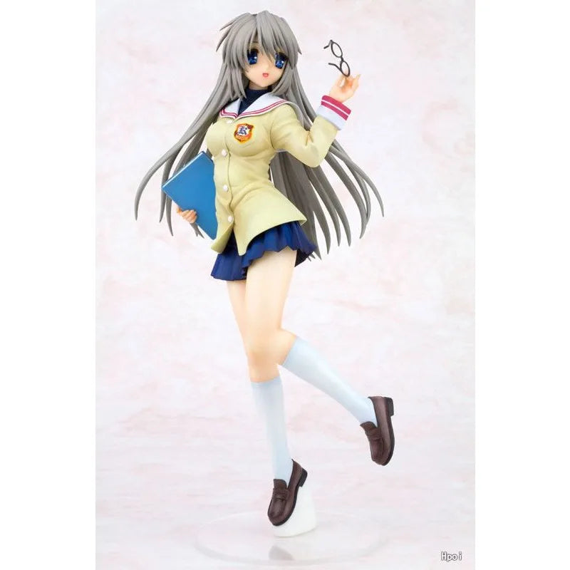 In Stock Original KOTOBUKIYA 4-Leaves CLANNAD Sakagami Tomoyo Uniform Ver. Toys Gifts Decoration Collection Models Figures