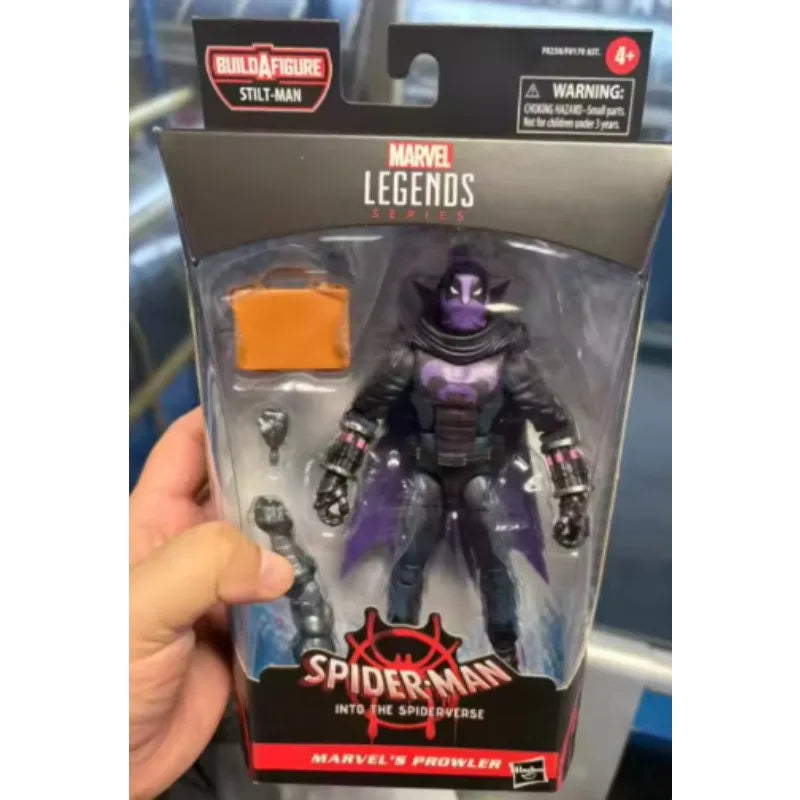 Original Hasbro Marvel Legends Series SPIDER-MAN INTO THE SPIDER-VERSE PROWLER Anime Figure Collection Model Toys