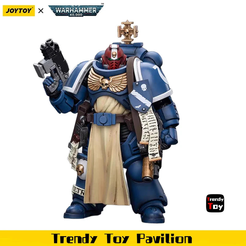 【JOYTOY】Warhammer 40K Ultramarines Sternguard Veteran Sergeant 1/18 Action Figure Model Toys