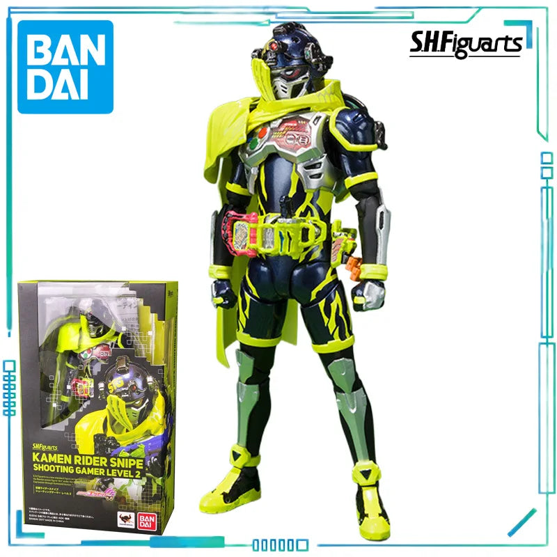 BANDAI Genuine S. H. Figuarts Series Movable Toys Kamen Rider Series Brave,Ex-Aid,Snipe Trio Movable Finished Product Model