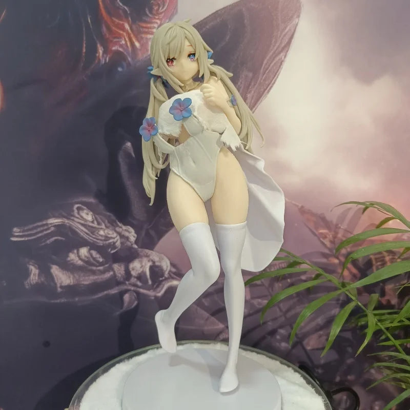 In Stock Anime Figure Pure White Elf  Action Figure Home/Office Decoration Japanese Anime Collection Toys Hentai Model Doll Gift