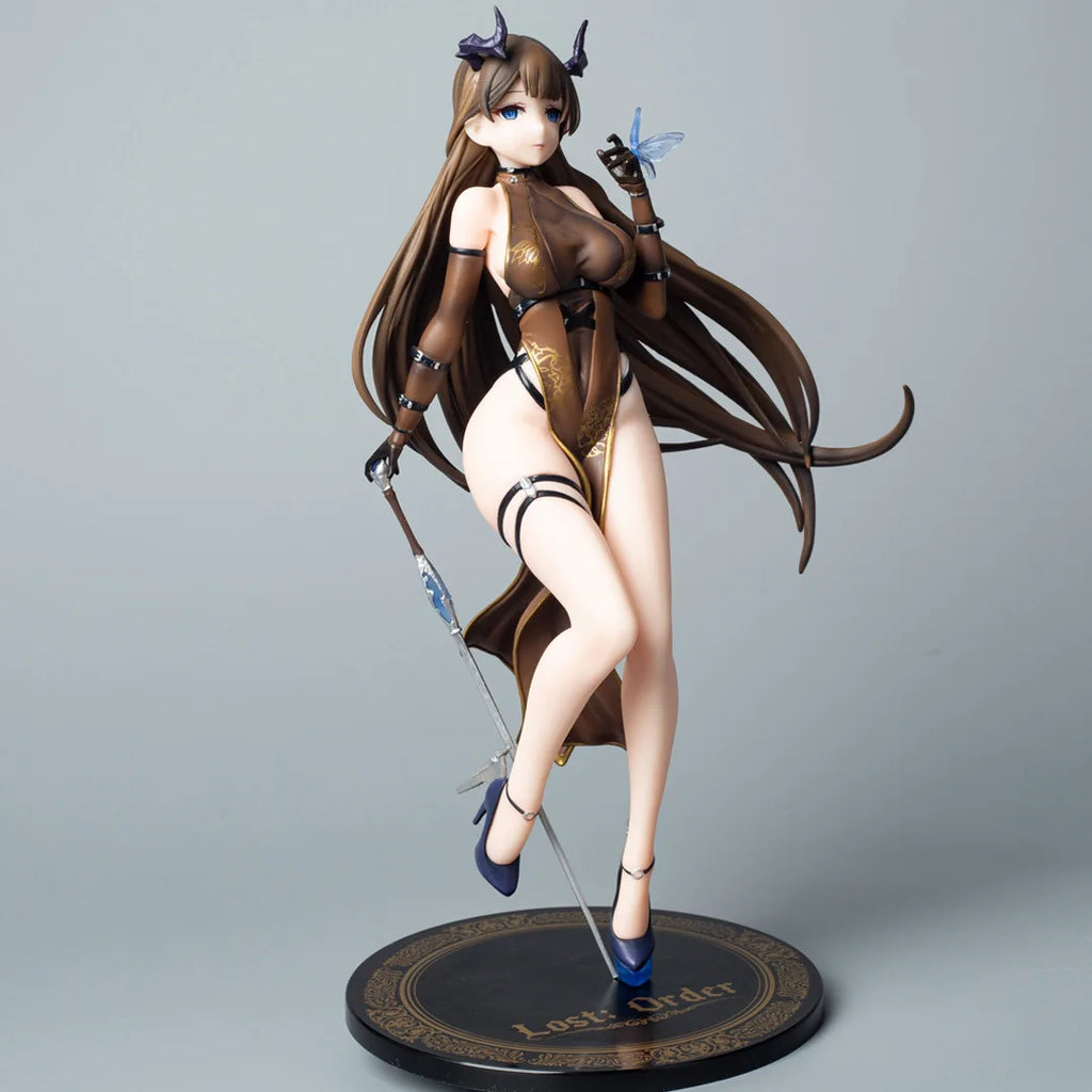 Mo Yan Demon Ver. 1/7 Scale Anime Figure Chinese Qipao Model Statue, Desktop Decor Collection Gift for Fans