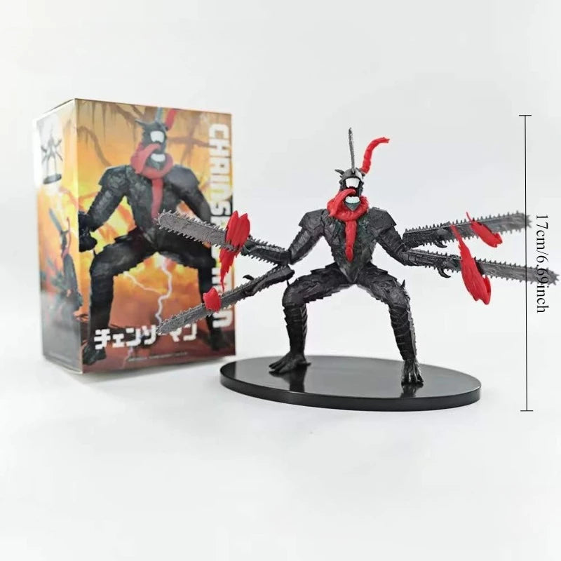19cm Chainsaw Man Anime Cartoon Figure PVC Denji Model Desktop Ornaments Collection Toy Birthday Gift