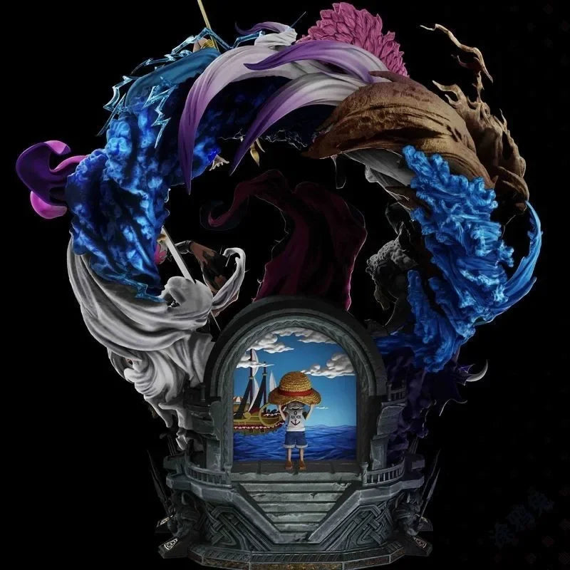 48 cm große ONE PIECE Figur Monkey D. Luffy, Romanfigur, Spielzeug für Jungen, Modell, Kindersammlung, Schreibtischdekoration, Actionfigur, Geschenk für Kinder