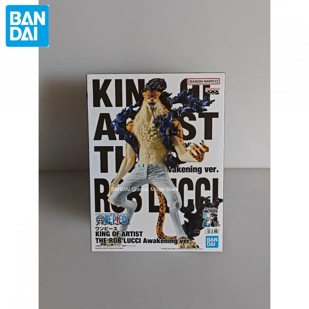 Genuine Official Anime Figures Banpresto King of Artist One Piece Rob Lucci Figuras Anime Boxed Model Special Offer Discount