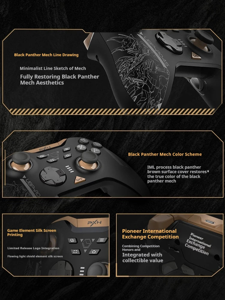 PXN P5 & Mecha BREAK Joint Switch2 Gamepad Hall Joysticks 1000mAh Battery Bluetooth 1k Game Console NS2 STEAM Controller PC IOS