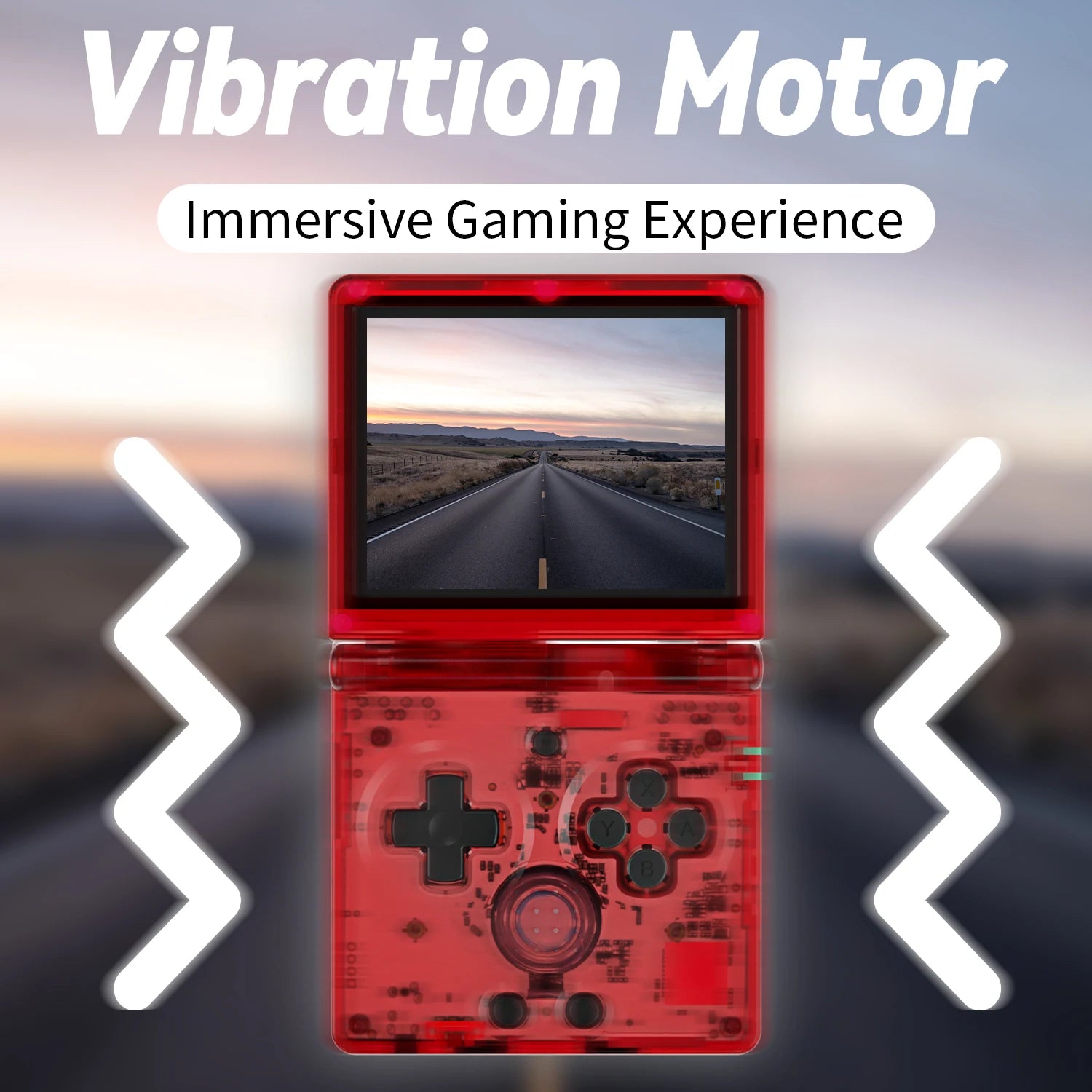 ANBERNIC NEW RG35XXSP Flip Handheld Game Console 3.5 Inch IPS Clamshell Video Gaming Console 64 Bit Linux System 64G Online Play