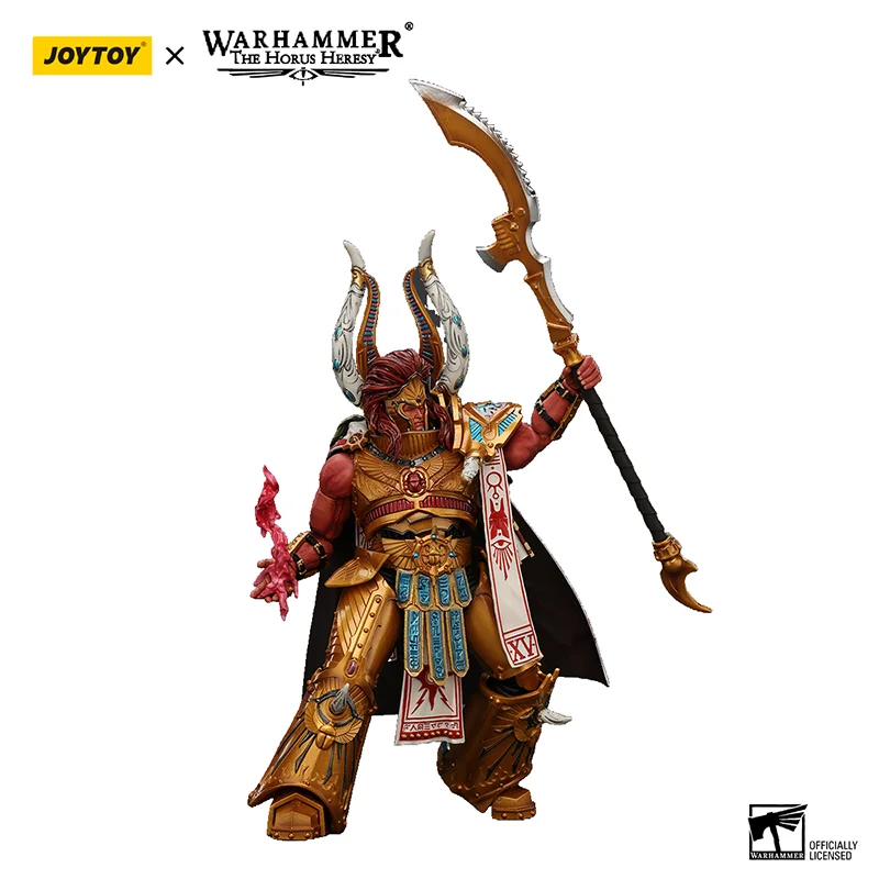 JOYTOY Action Figures 1/18 Warhammer 30K  Thousand Sons Magnus The Red Primarch of The XVth Legion Collection Model Toys Gifts