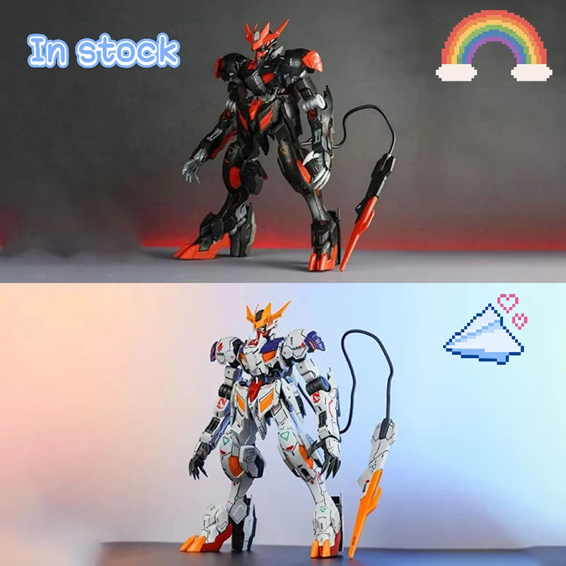 Anime Model Plastic Assembly Kit - Barbatos Lupus Rex Max Asw-G-08 1/100 Scale Collectible Action Doll Robot Toy For Gift
