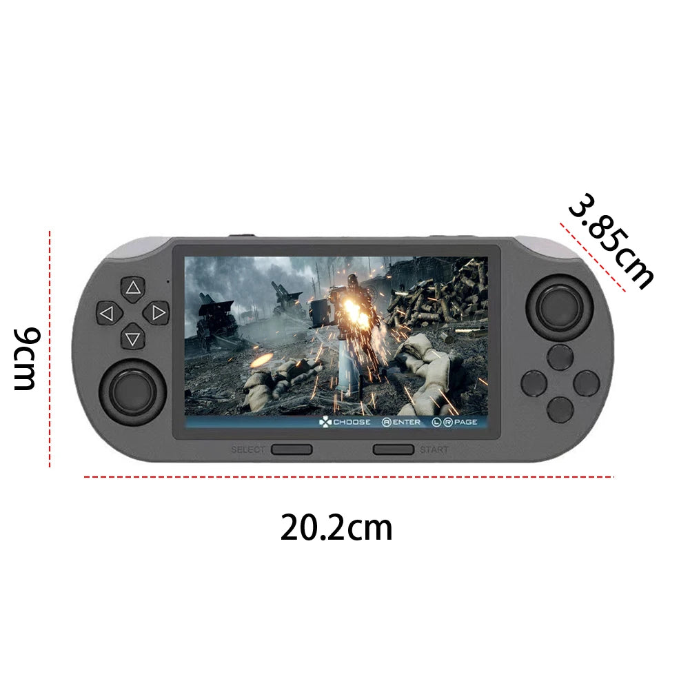 Handheld Game Console 4.5 Inch IPS Screen Retro Handheld Video Game Console Game Player for Kids Adults
