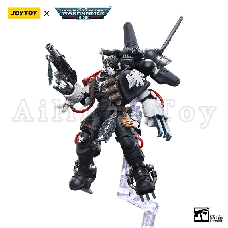 JOYTOY 1/18 Action Figure 40K Raven Guard Chapter Master Kayvaan Shrike Anime Collection Military Model