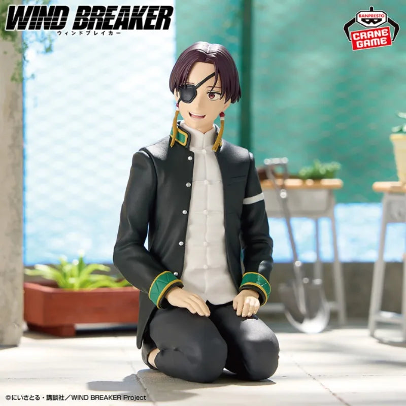 In Stock Original BANDAI BANPRESTO WIND BREAKER Chatting Time PVC 11CM Anime Character Model Collection Toys Gifts