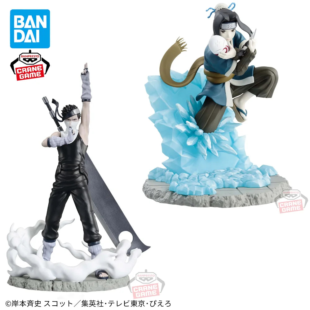 In Stock Original BANPRESTO Memorable Saga Naruto Haku Momochi Zabuza Naruto Figure Anime Model Genuine Boxed Toy