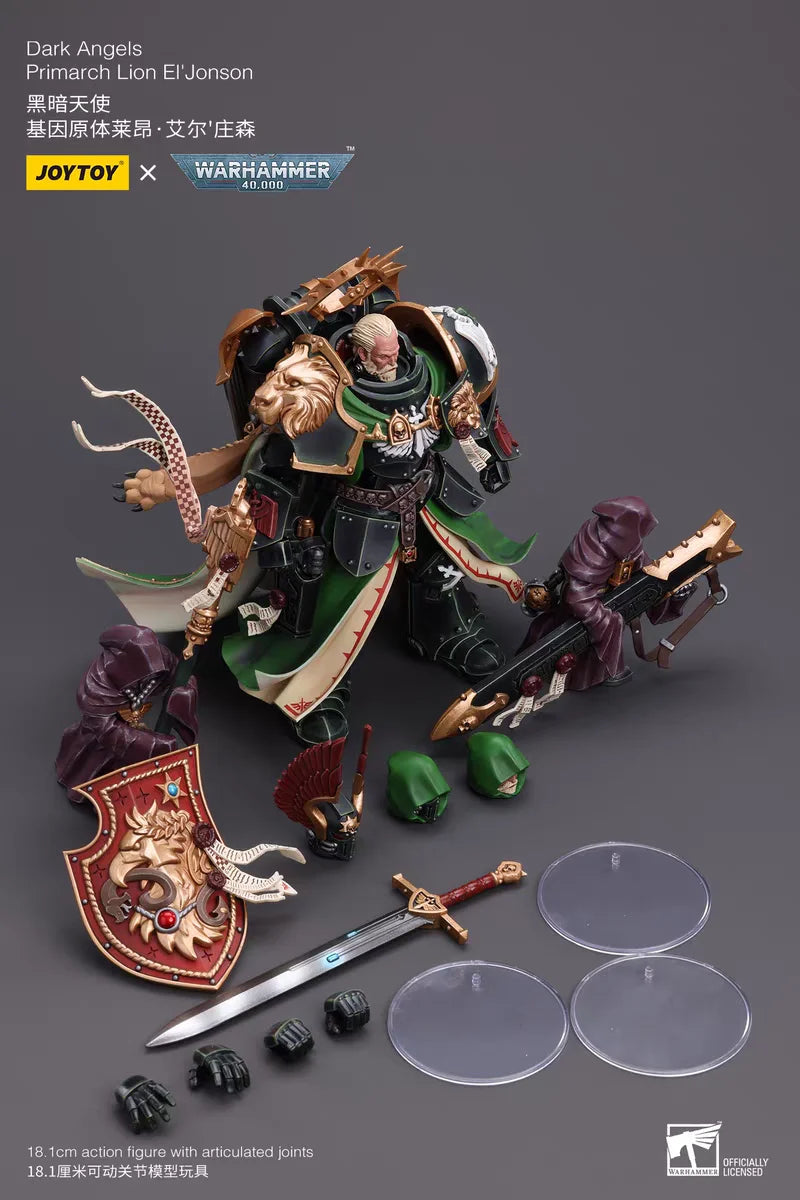【MT】JOYTOY Warhammer 40K Dark Angels Primarch Lion El Jonson 1/18 Action Figure Toy Collection Model