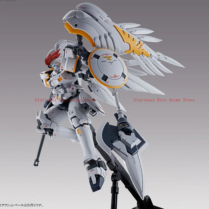Bandai MG 1/100 pb limit GUNDAM OZ-00MS TALLGEESE FLUEGEL EW model Kit Anime Action Fighter assembly model toy gift for kids